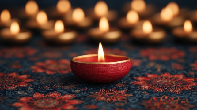 Illuminate your narak chaturdashi celebration with elegant diya golden lights at home