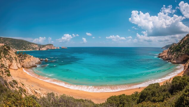 Landscapes and details of the Costa Brave, highlighting urban density