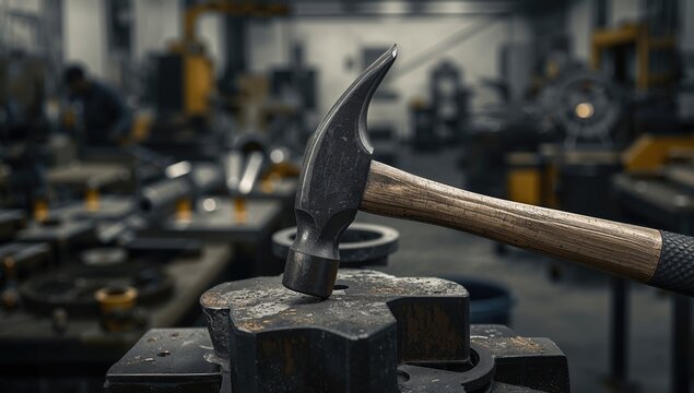 Hammer tool for industrial repair tasks, emphasizing efficiency