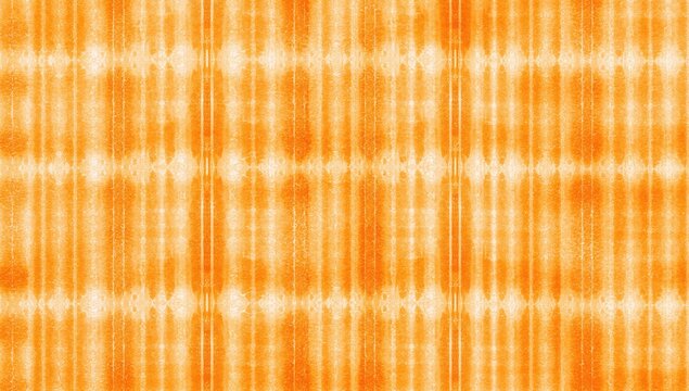 Seamless pattern of orange tie dye stripes, suitable for textile design and creative projects - Powered by Adobe
