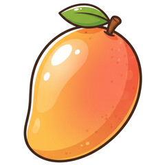vector illustration of a mango