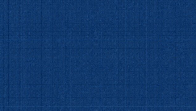 Seamless repeat pattern of blue geometric illustrations, suitable for textile design, - Powered by Adobe