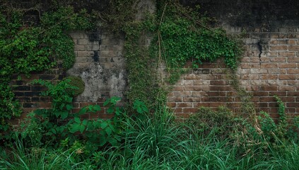 Naklejka premium Textured wall backdrop with leaves