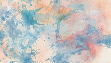 Fototapeta premium Seamless pastel swirl tie-dye watercolor pattern swatch, ideal for textile design