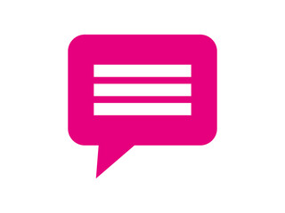 chat bubble icon