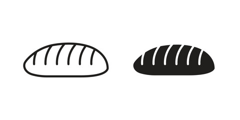 Bread icon designs collection for mobile, ui, web.