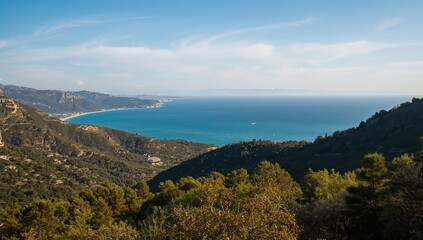 Obraz premium Mountains of the Western Taurus Range in the Southern Region