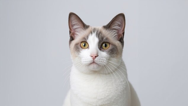 Burmilla Shorthair cat lounging gracefully, showcasing a serene demeanor