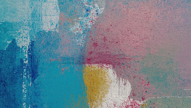 The transformation of abstract artistry, oil on canvas techniques, and color dynamics, exploring visual expression