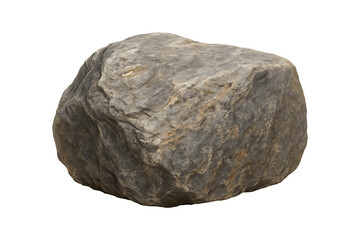 Obraz premium Natural Boulder Isolated on a Transparent Background