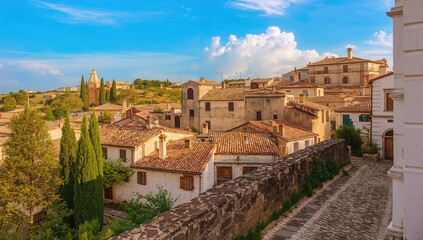 Obraz premium A charming town in southern Italy's Apulia region