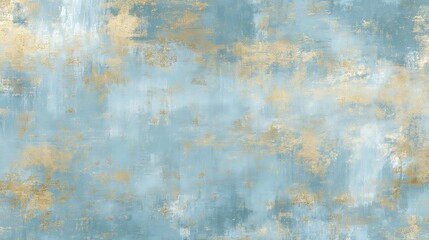 Abstract textured background with soft pastel blue and golden yellow watercolor washes and subtle distressed grunge elements