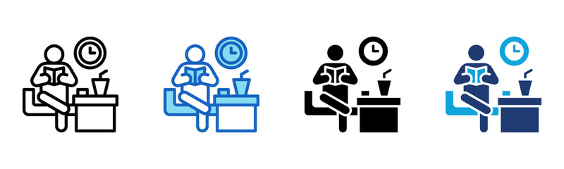 Waiting Room Icon Multi Style Vector Illustration