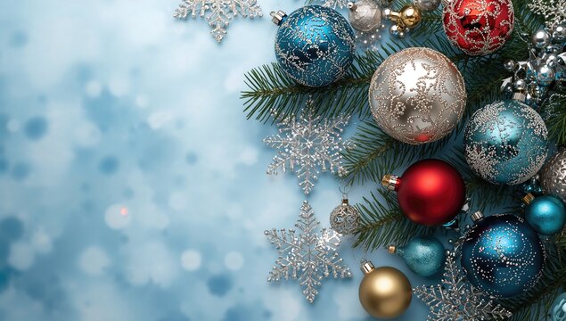 Elements of Christmas for design purposes, seasonal holiday use