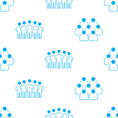 Obraz premium board of directors seamless pattern isolated on transparent background.