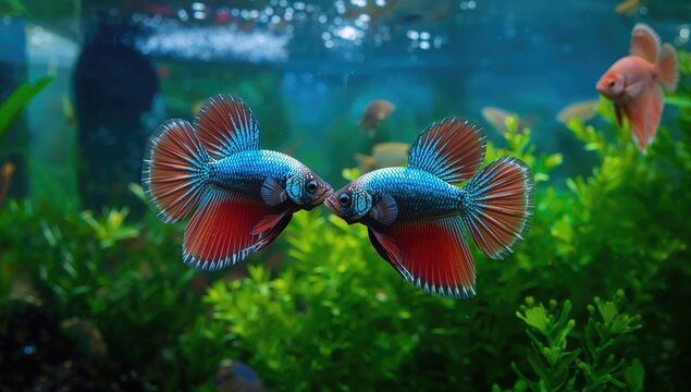 Betta imbellis, can thrive in community and species-specific aquariums