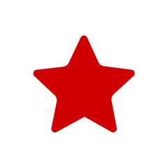 Vector image of game UI icon template asset transparent Star or Favorite button