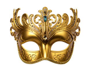 Carnival Celebration Accessory, Transparent Background.