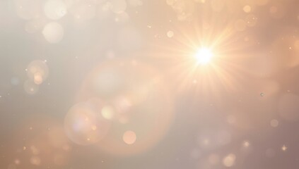 Obraz premium Golden star with light blur backdrop, suitable for editorial header backgrounds
