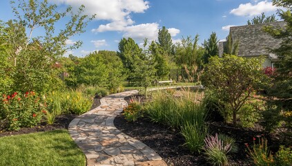 Obraz premium Garden landscaping design