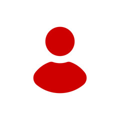 Vector image of game UI icon template asset transparent User or Profile button