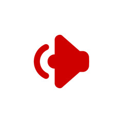 Vector image of game UI icon template asset transparent Volume Low button