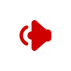 Vector image of game UI icon template asset transparent Volume Low button