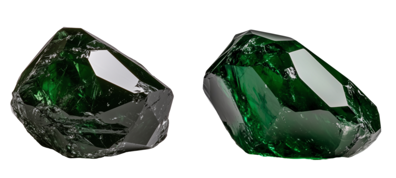 set of orange, purple and pink shapes amethyst crystal, gem diamond isolated on transparent background