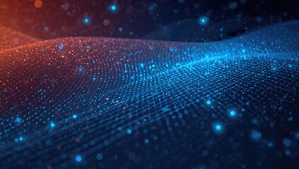 Abstract background with innovative fifth-generation wireless technology, emphasizing high-speed connectivity and data flow