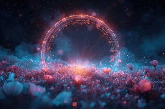 Calling Forth Sorcery Through Glowing Rings of Light