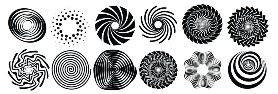 vertigo swirl vector