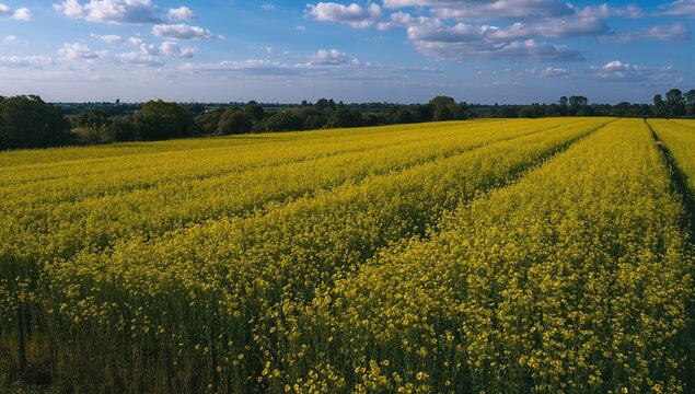 Vibrant garden buttercups flourish in the kibbutz field, showcasing seasonal beauty, Spring Awareness Day - Powered by Adobe