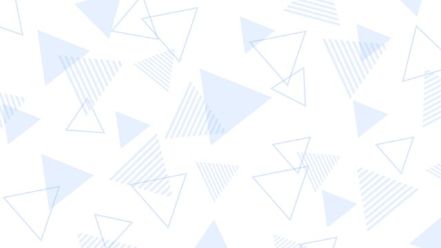 Simple and pop background pattern of triangular shapes