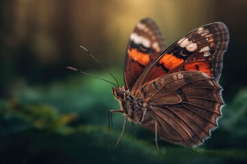 Obraz premium Close-up shot of an insect in macro photography