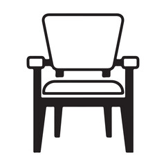 Chair icon vector