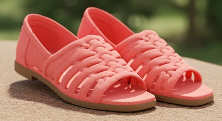Coral Sandals - Stylish and Comfortable Summer Footwear for Women.