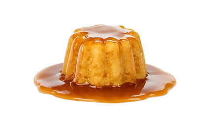 Golden puffed pudding with gravy