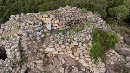 Sardinia Nuraghe, Ancient Nuraghe Noddule archaeological site in Sardinia