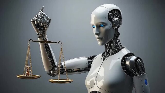 AI Justice A Robots Impartial Weighing of Scales.