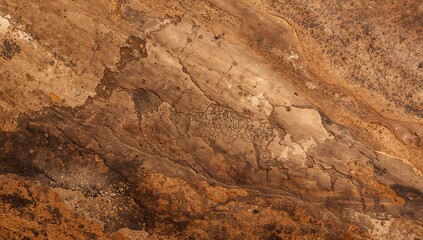 Obraz premium Brown stone on a light backdrop, suitable for texture applications