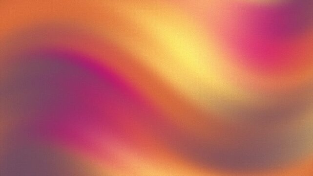 Abstract grainy motion noise background with smooth gradients of red, pink, and yellow hues, creating a fluid and dynamic visual effect.