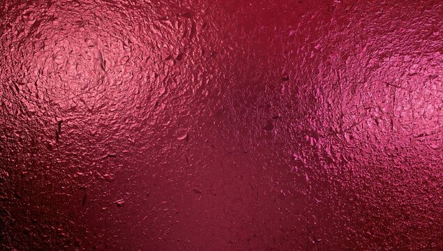 Rough dark red metal wall texture with light reflections, suitable for editorial header background