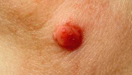Fototapeta premium Detailed view of a herpes virus particle, highlighting potential health risks associated with cold sores