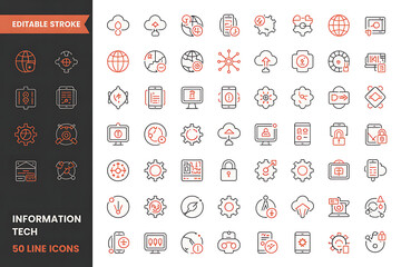 Flat icon collection set 1 for web and mobile application design vector symbols for business and internet media illustration