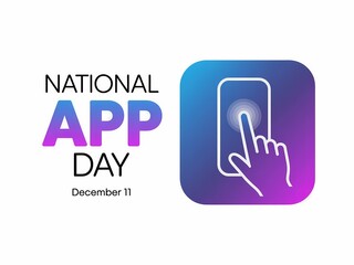 Celebrate national app day with a digital touch on your smartphone screen december 31st