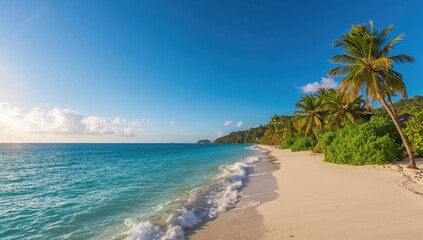 Hues of the Caribbean Sea, vibrant color palette for backgrounds and designs