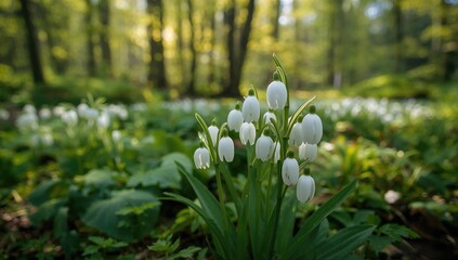 Spring Snowflake Flower