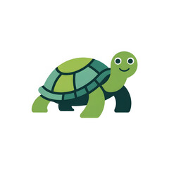 A turtle illustration vector style