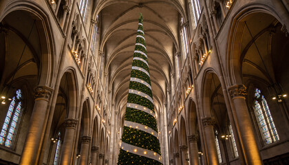 interior of the cathedral of st vitus in prague