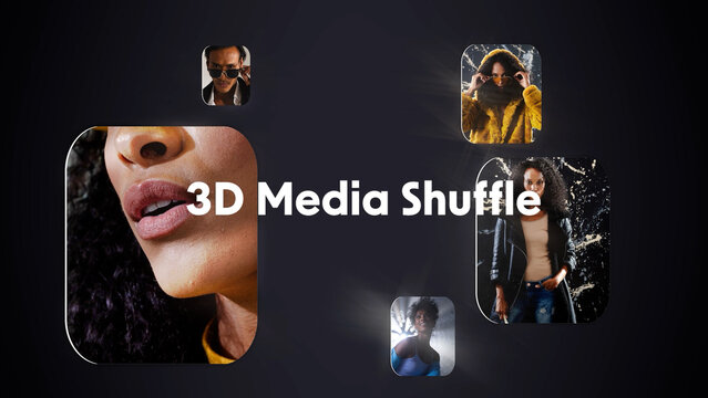 3D Media Shuffle